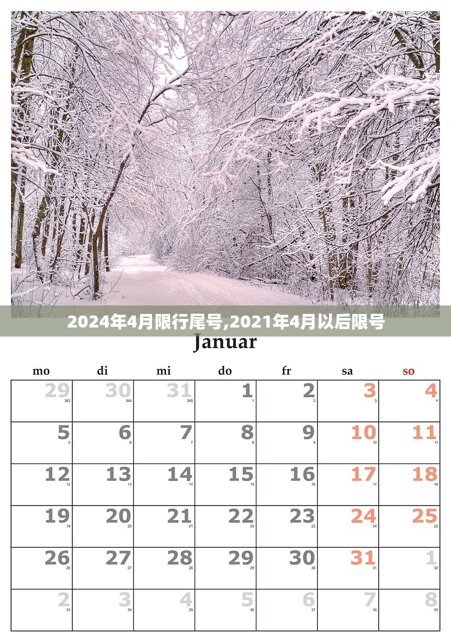 2024年4月限行尾号,2021年4月以后限号