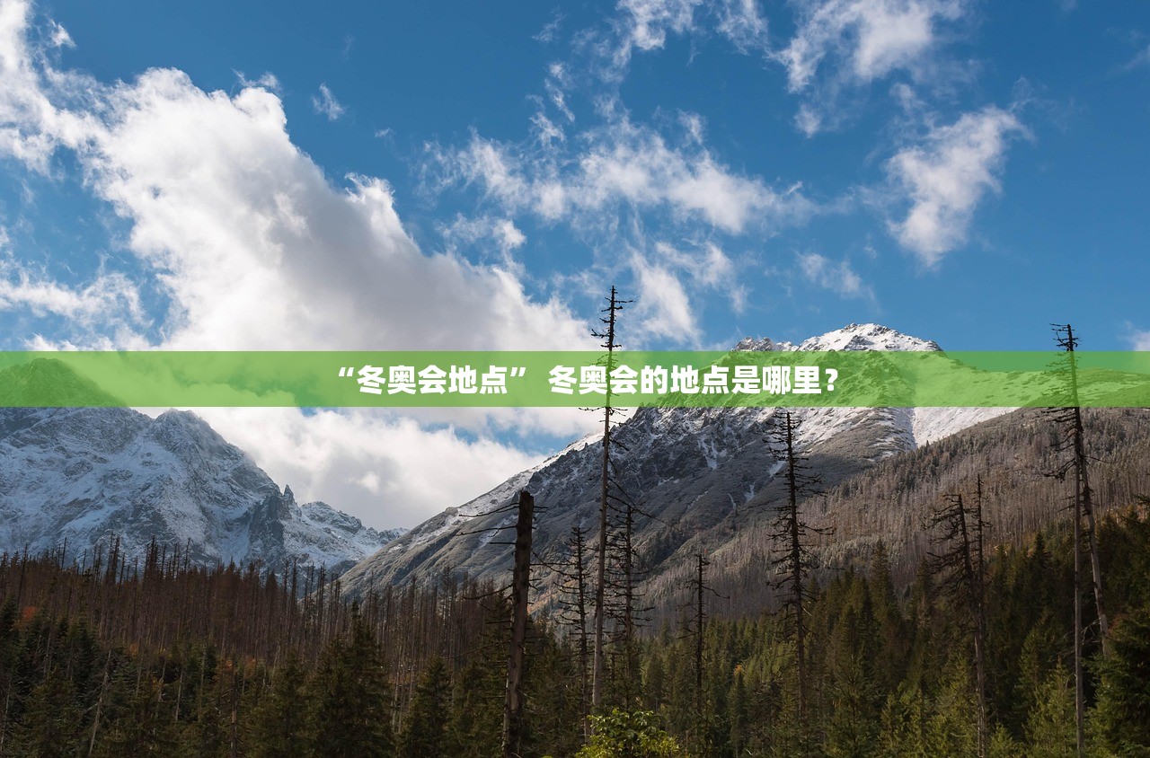 “冬奥会地点” 冬奥会的地点是哪里？