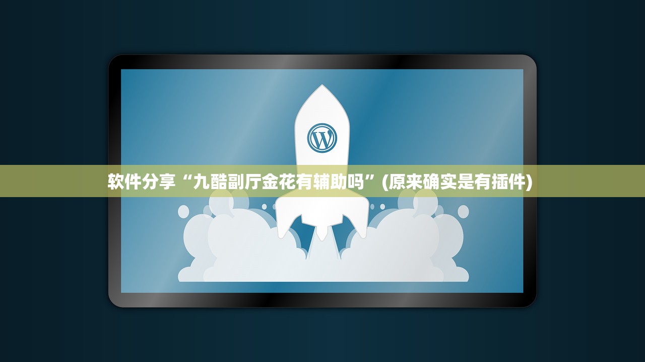 软件分享“九酷副厅金花有辅助吗	”(原来确实是有插件) 