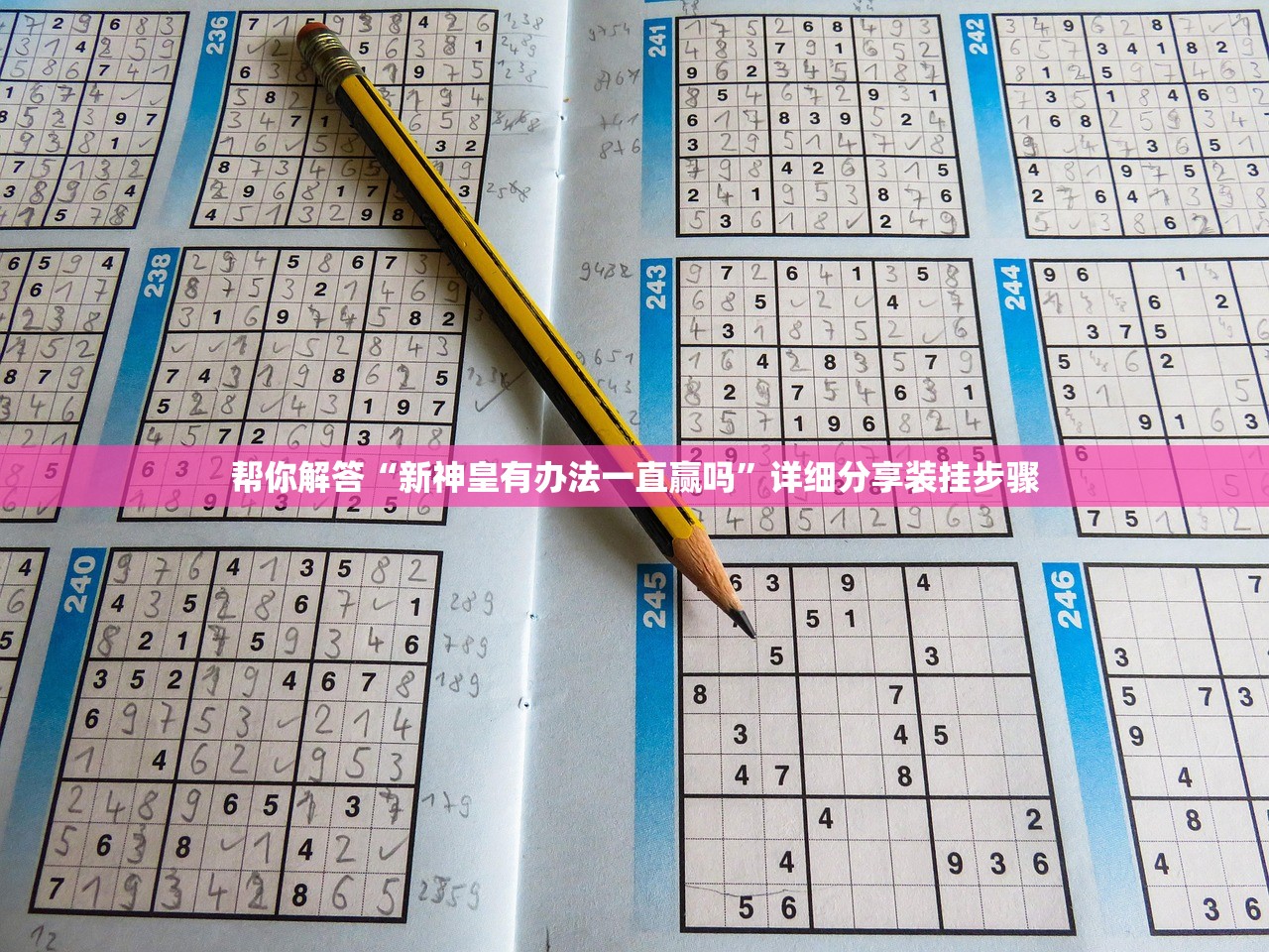 帮你解答“新神皇有办法一直赢吗”详细分享装挂步骤