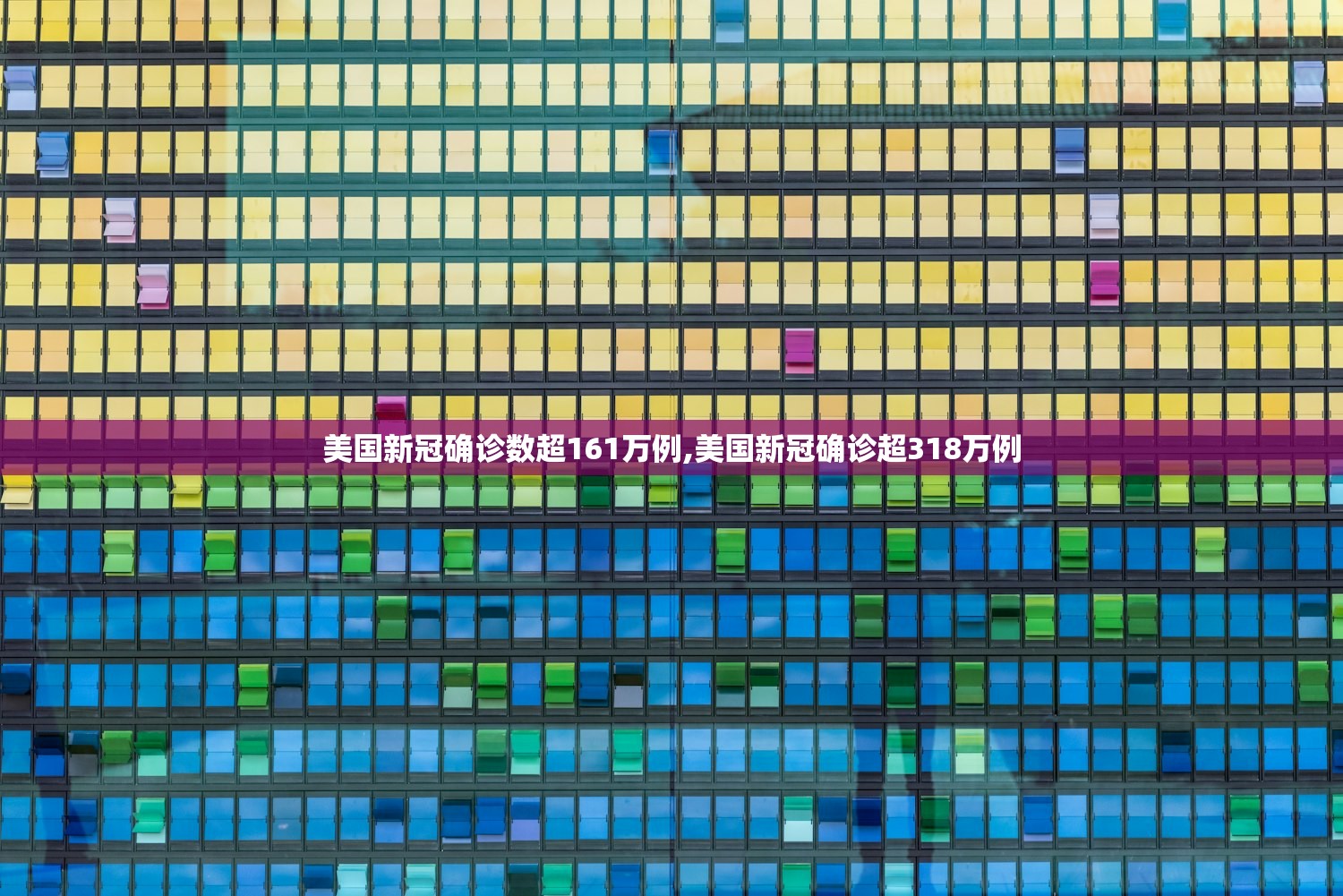 美国新冠确诊数超161万例,美国新冠确诊超318万例