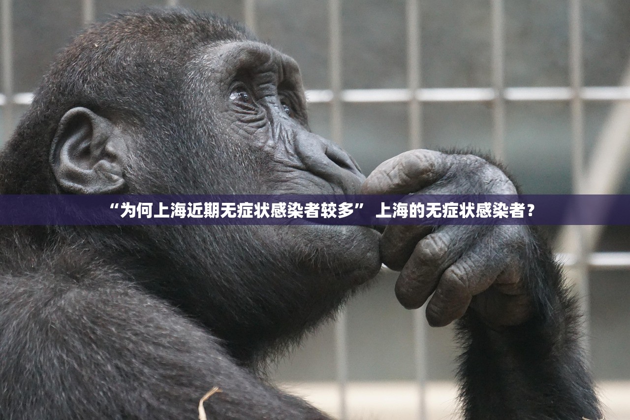 “为何上海近期无症状感染者较多” 上海的无症状感染者？