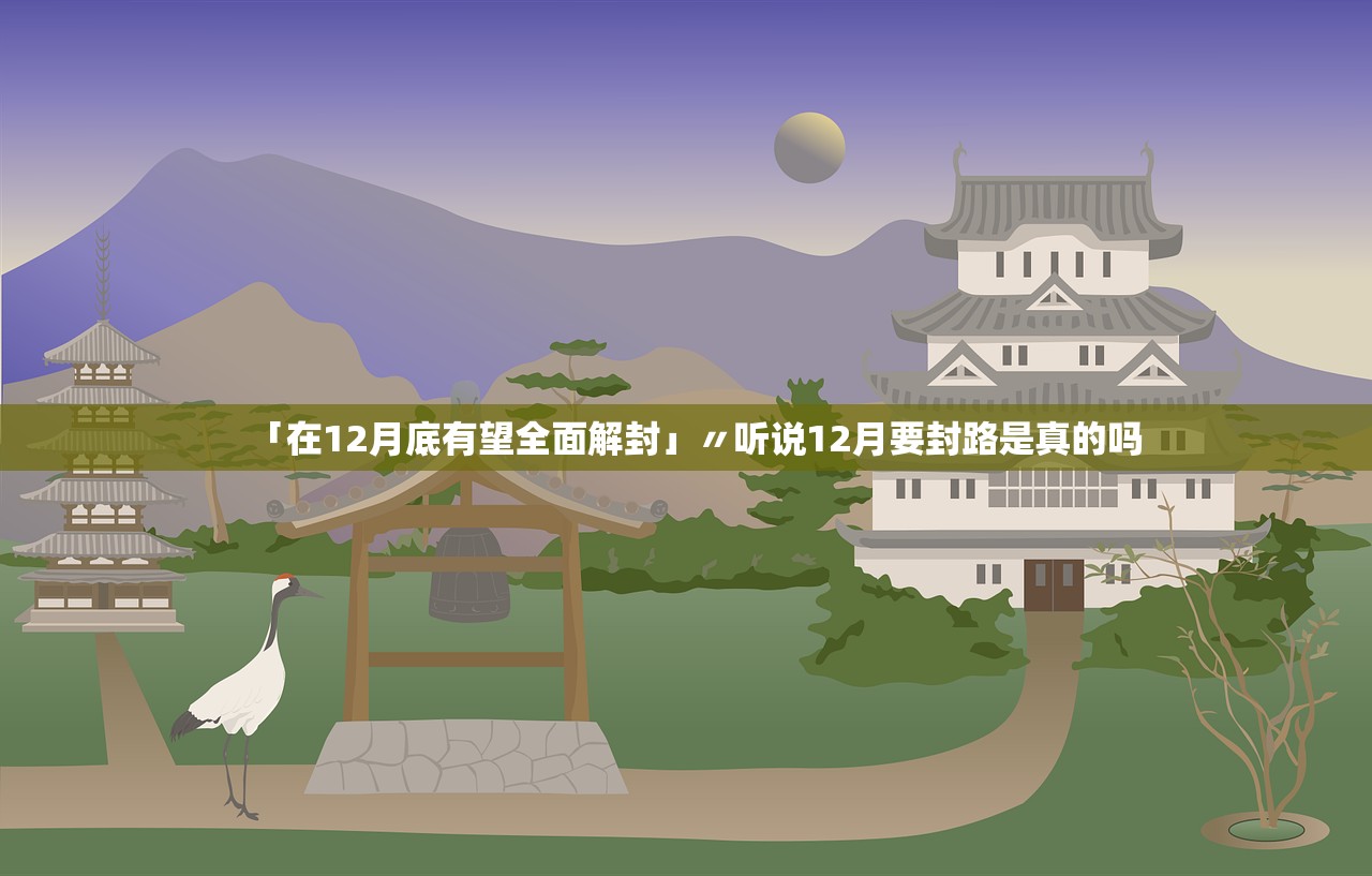 「在12月底有望全面解封」〃听说12月要封路是真的吗