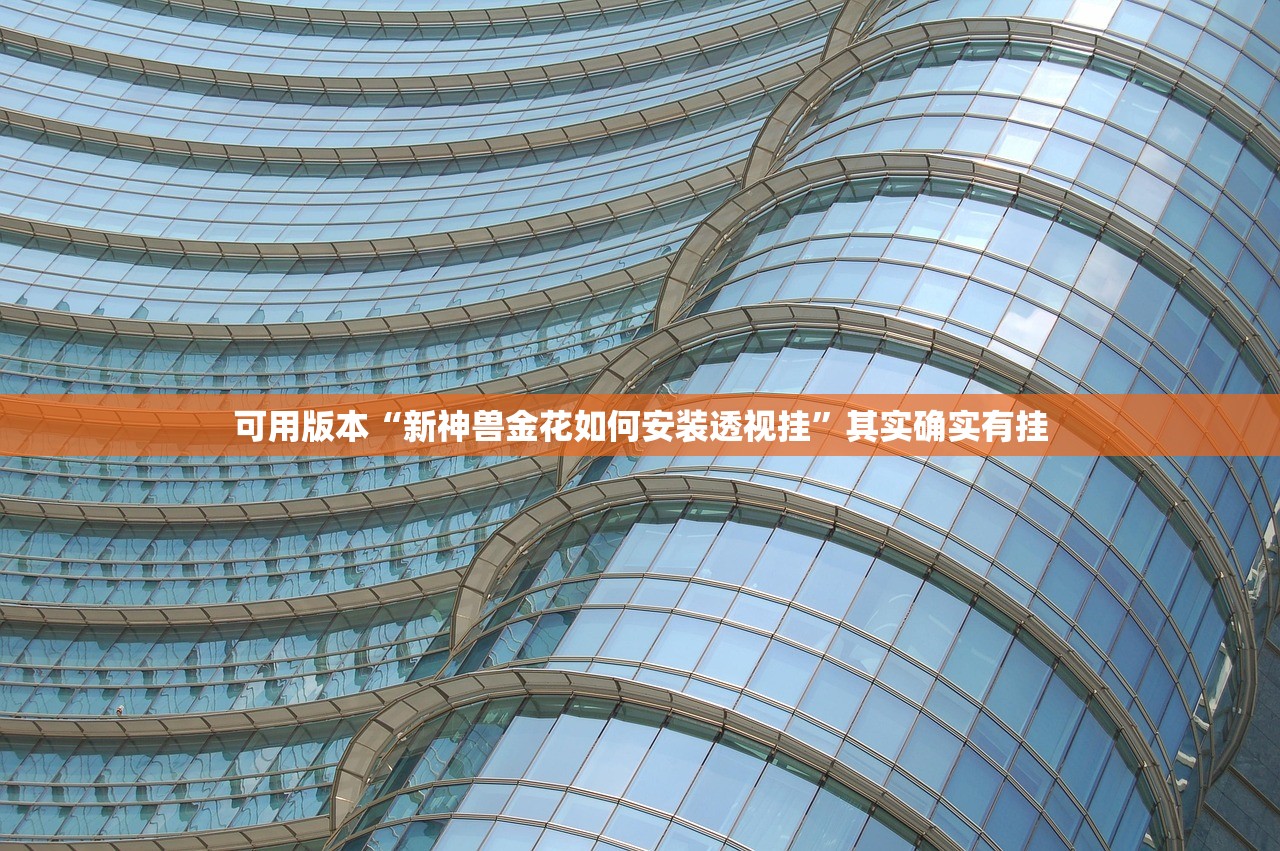 可用版本“新神兽金花如何安装透视挂	”其实确实有挂