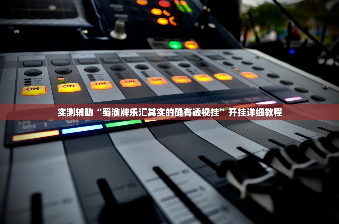 实测辅助“蜀渝牌乐汇其实的确有透视挂	”开挂详细教程